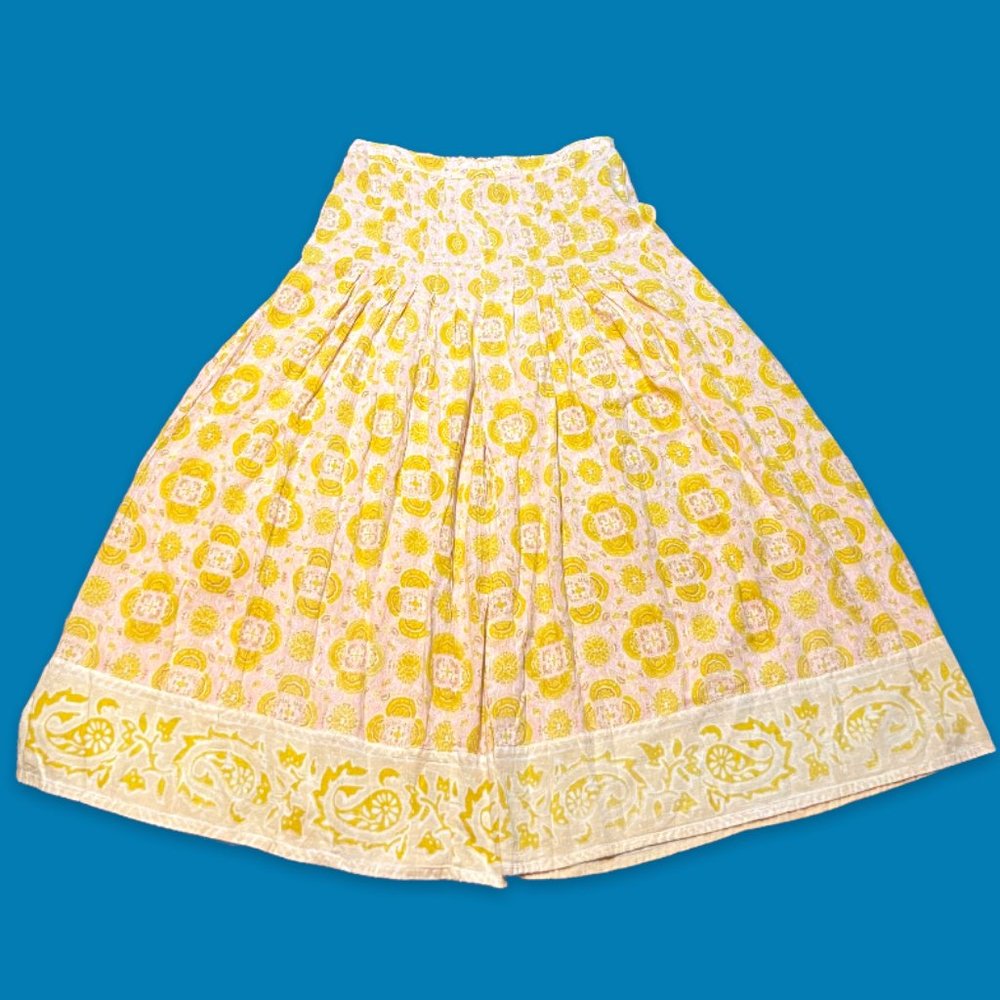 Free People sandstone yellow Run River wide leg pants